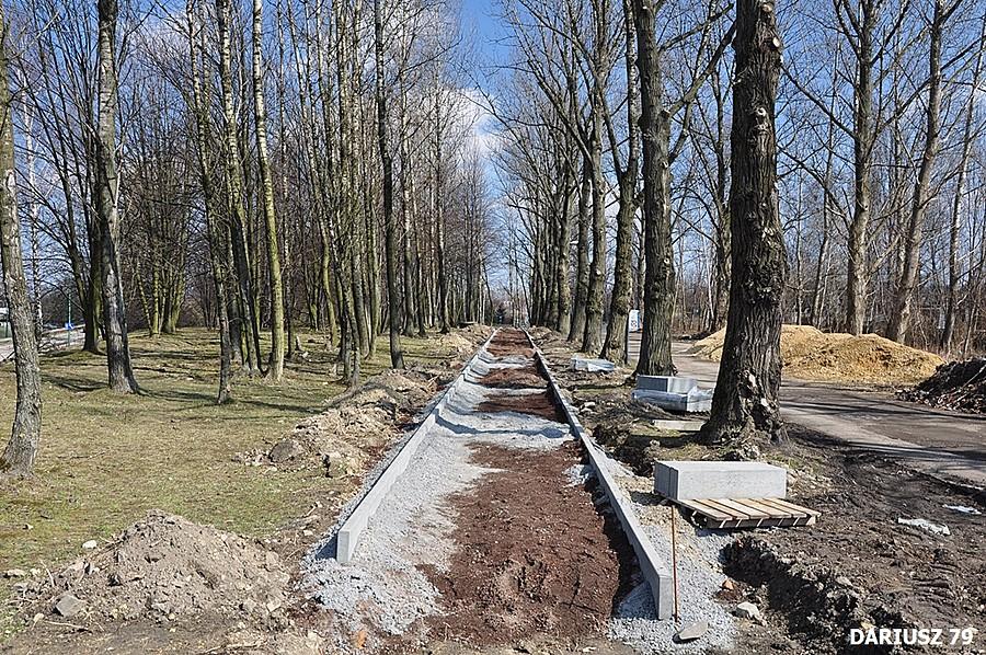 Sosnowiec Środula - Powstająca Droga Rowerowa