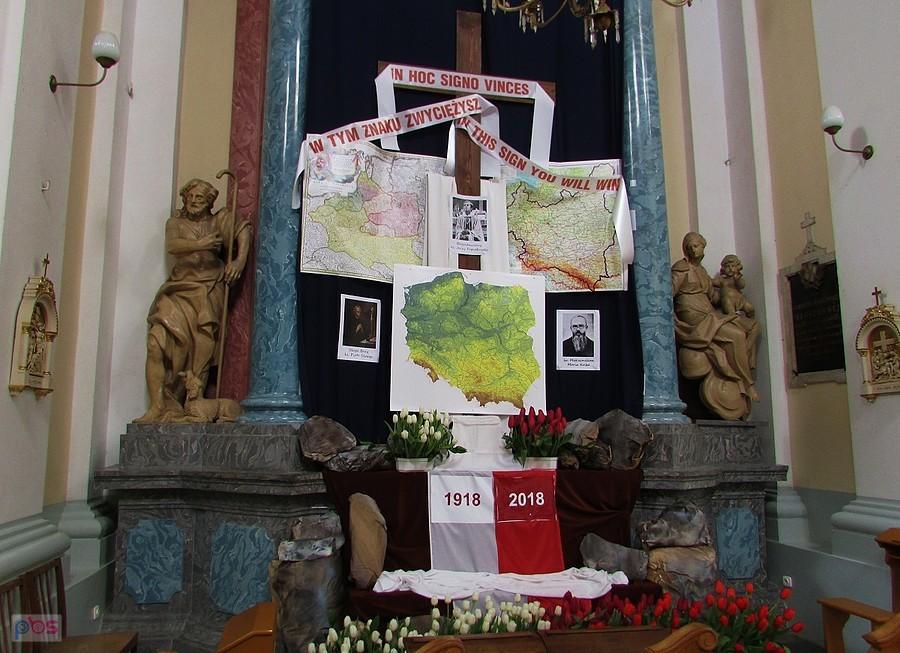Kościół na Lesznie - dekoracja Grobu Pańskiego