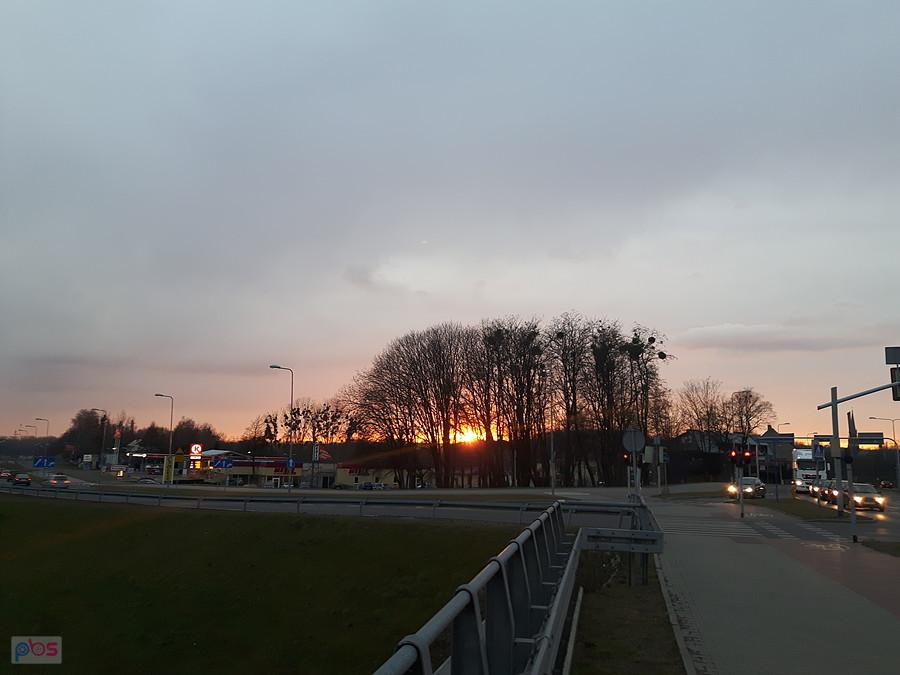 Zachód słońca w Miechowicach