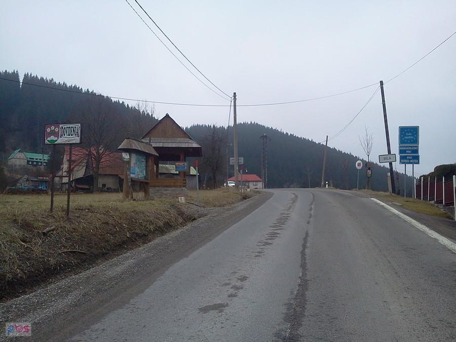 Przełęcz Konečná 725 m.