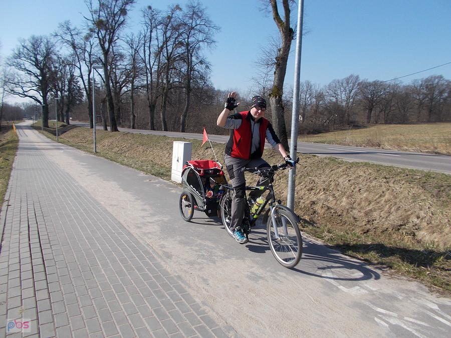Andrzej z Tadkiem w przyczepce