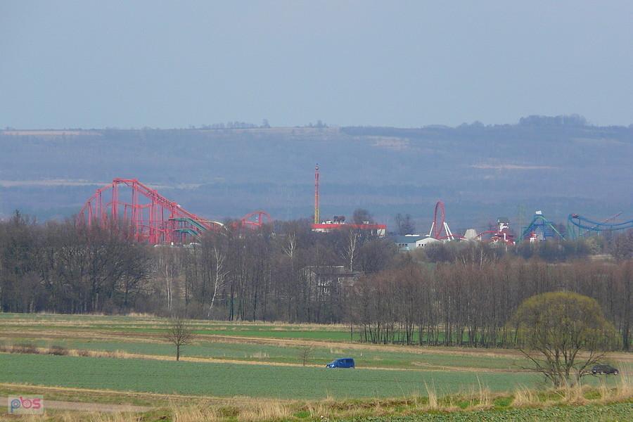 Energylandia widziana z Piotrowic