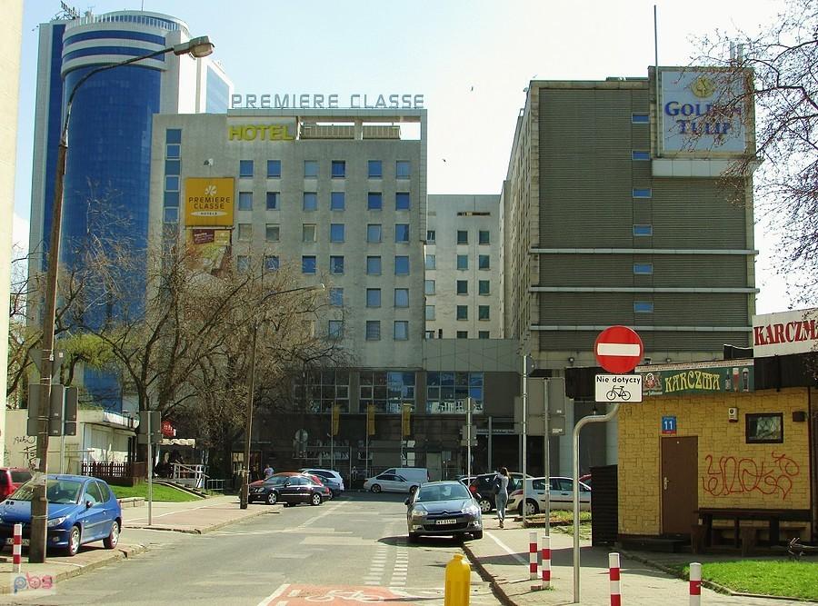 Hotele Golden Tulip i Premiere Classe przy pl. Zawiszy
