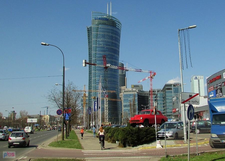Czerwona Warszawa i Warsaw Spire
