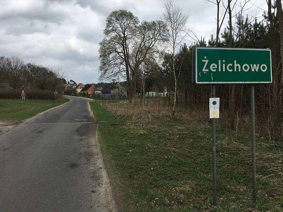 Wjazd do Żelichowa