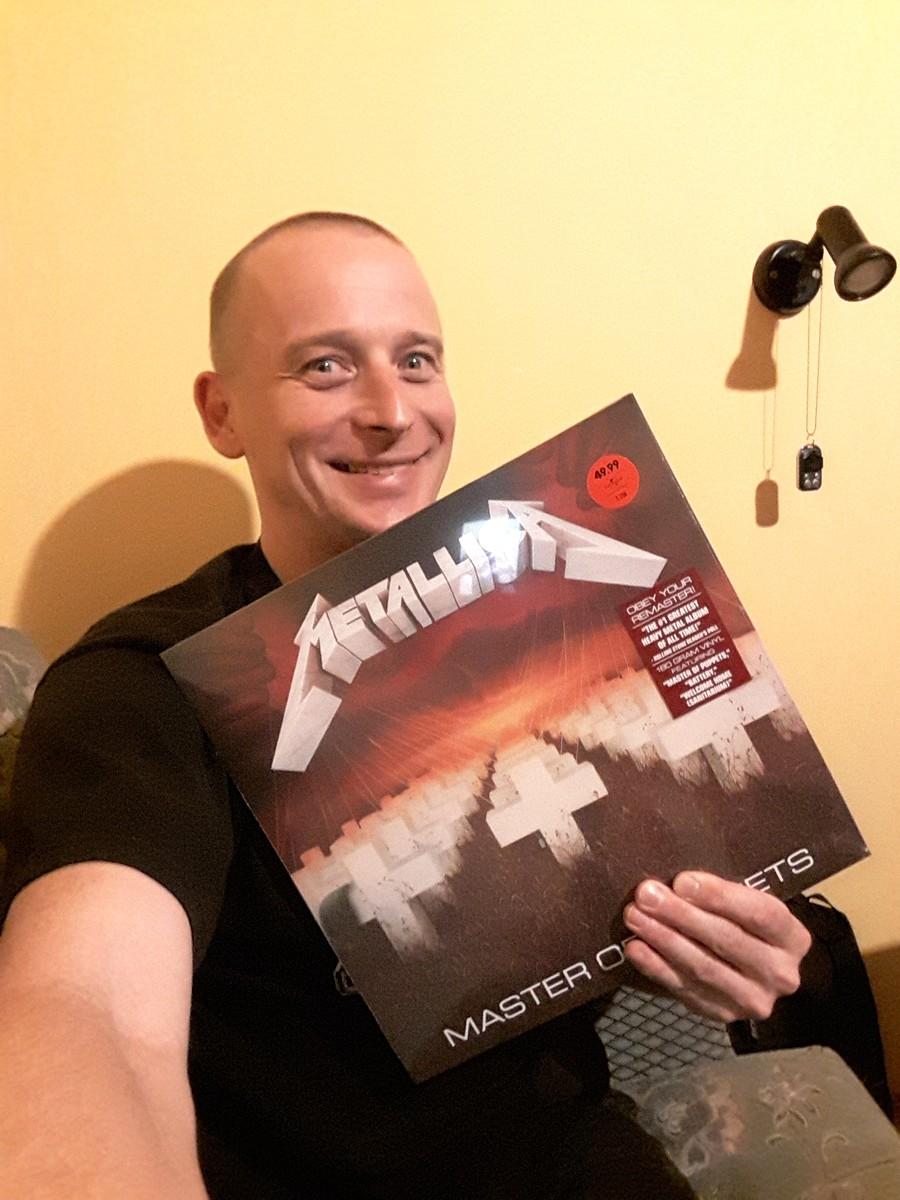 Zdobycz z Biedronki: winyl "Master of Puppets".