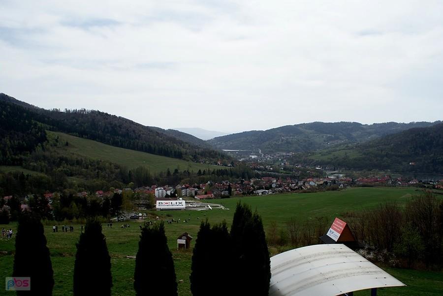 Widok ze stacji dolnej pod Żar