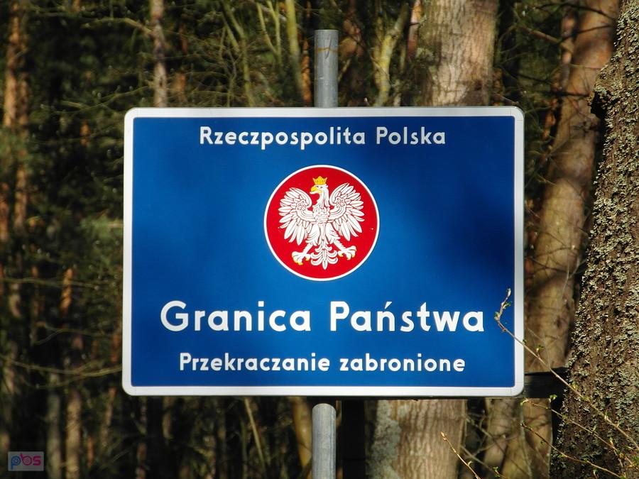 Znak granicy Polski