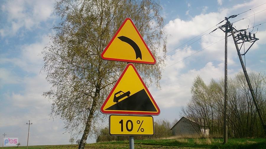 Podjazd w stronę Bychawy