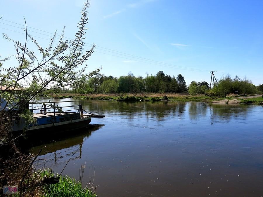 Widok na drugi brzeg Pilicy