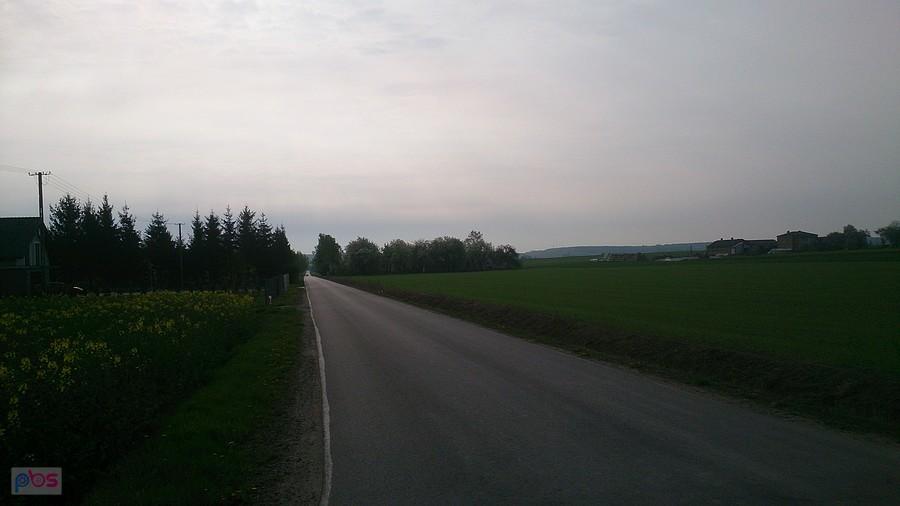 Lokalna droga w Bystrzycy