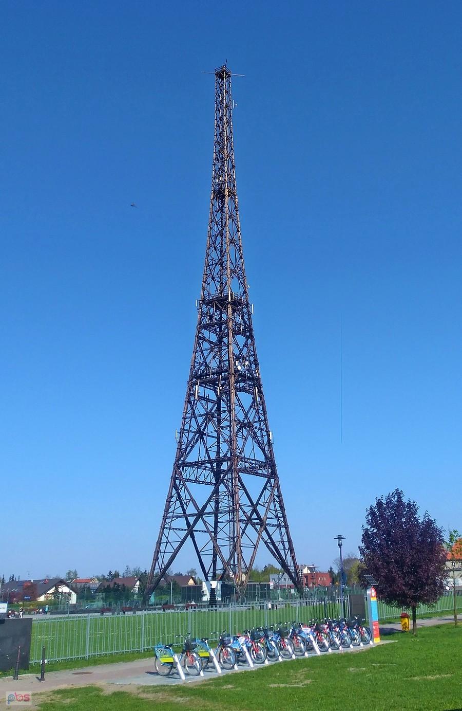 Drewniana wieża radiostacji gliwickiej