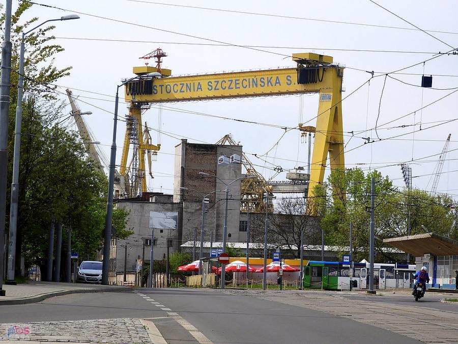 Pod szczecińską Stocznią.