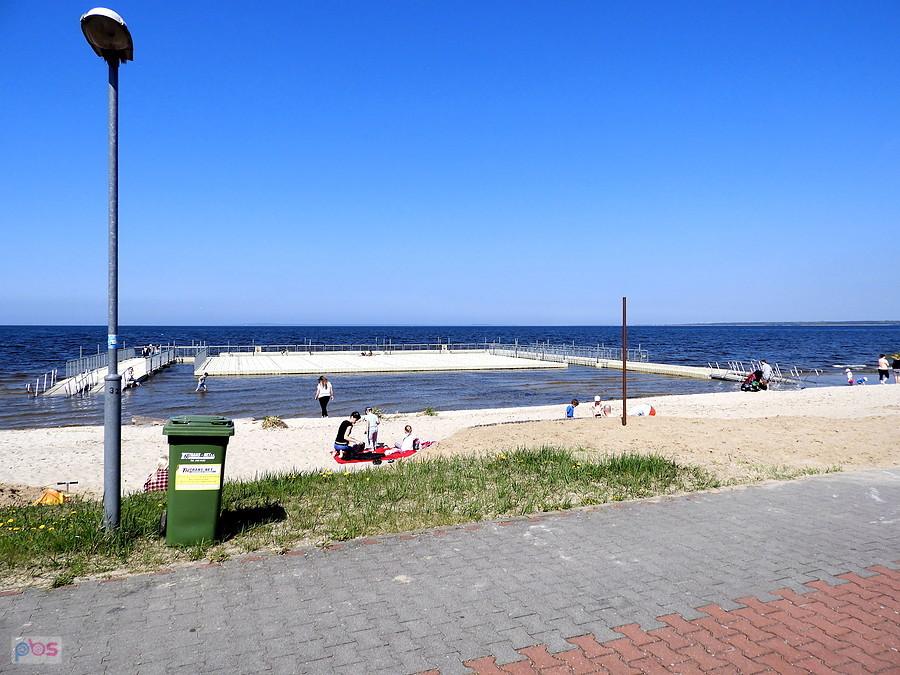 Trzebież - na plaży 29 kwietnia 18 r.