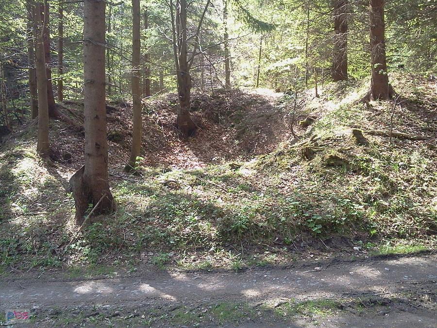 Zasypany szyb wentylacyjny sztolni Wortgottes