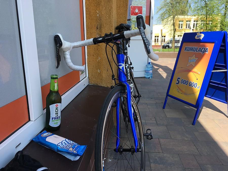Lech FREE Limonka z miętą - postój w Wyszynach