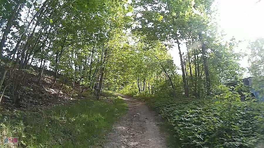 Po miesiącu przerwy jadę na nieco bardziej stromy podjazd... - jest ciężko...