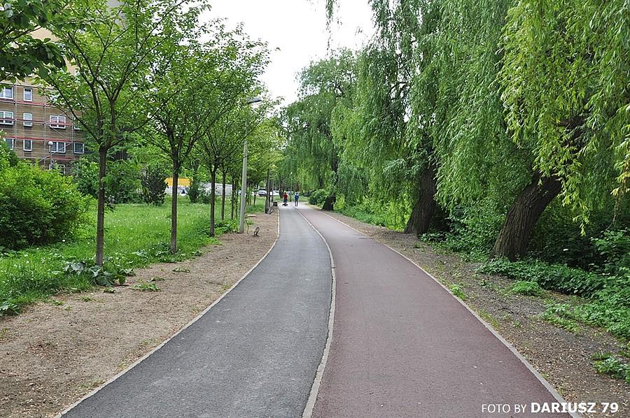 Sosnowiec Wawel - Droga rowerowa wzdłuż rzeki Czarna przemsza
