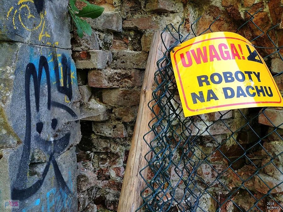 Uwaga! Roboty na dachu.