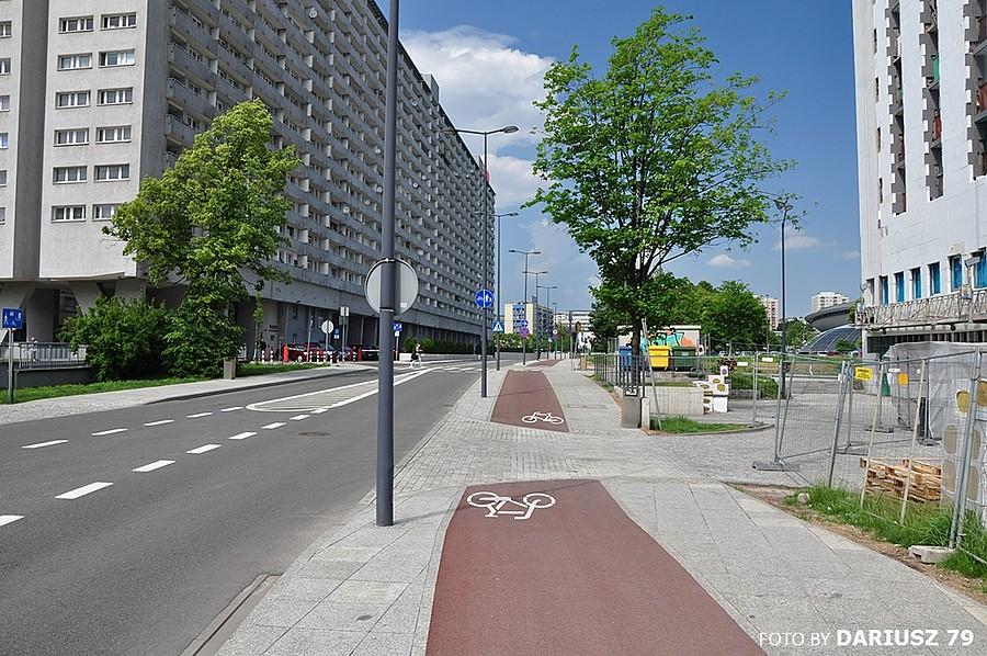 Katowice - Droga rowerowa na ulicy Wincklera