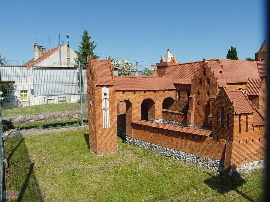 Makieta średniowiecznych Prabut