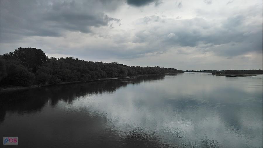 Wisła z mostu w Nowym Dworze
