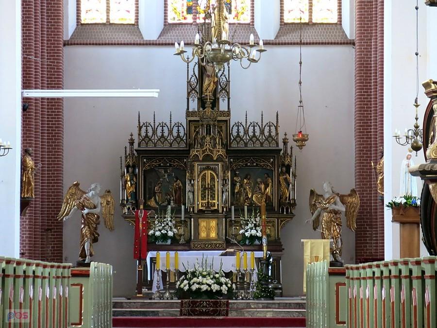 Ołtarz główny - kolegiata lidzbarska