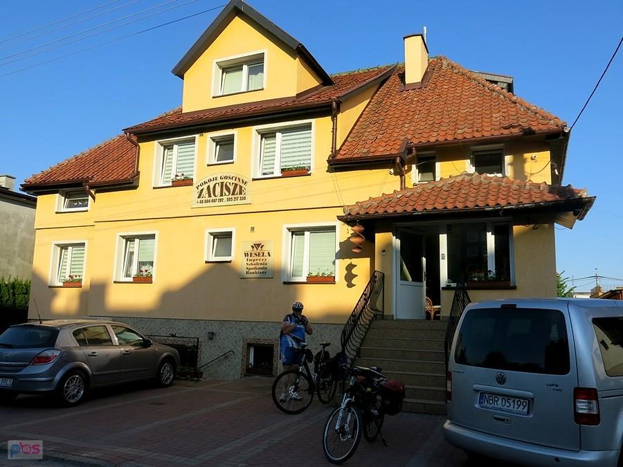 Szykujemy się do odjazdu z kwatery w Lidzbarku Warmińskim