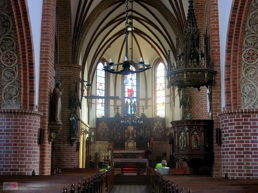 Tolkmicko - wnętrze kościoła