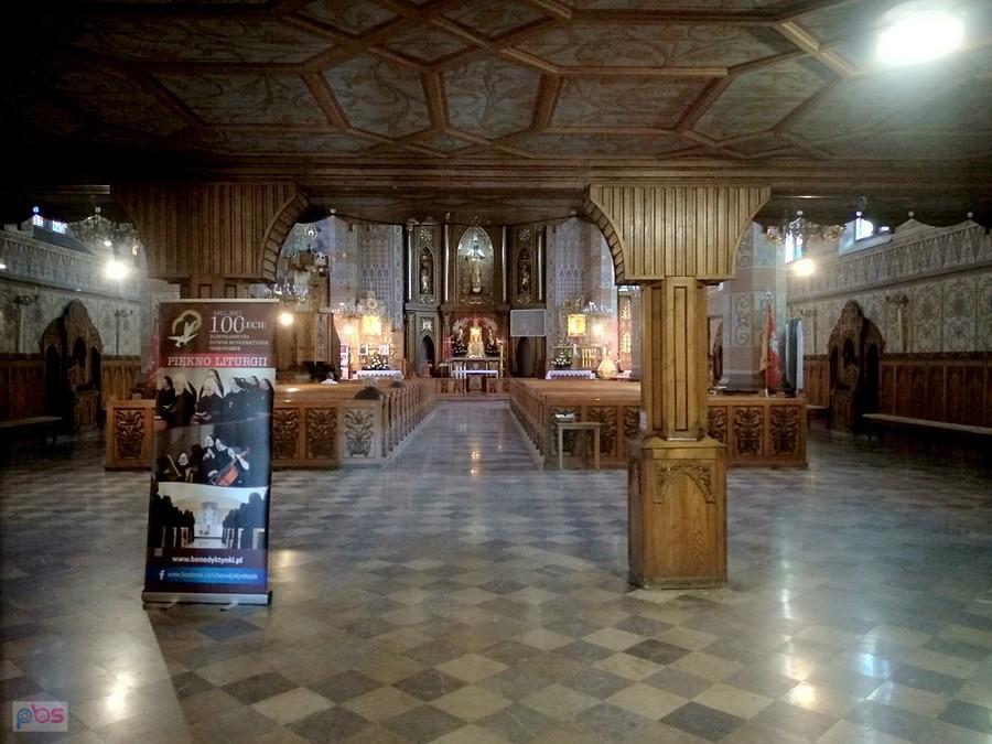 Wnętrze kościóła Najświętszego Serca Jezusowego w Ełku