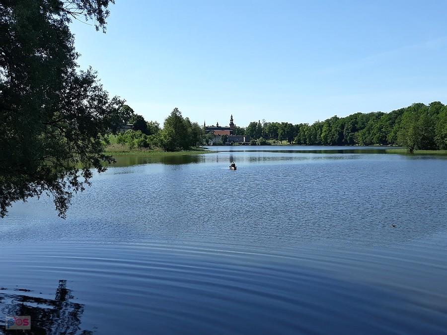 W oddali Kolegiata p.w Wniebowzięcia Najświętszej Maryi Panny w Kartuzach