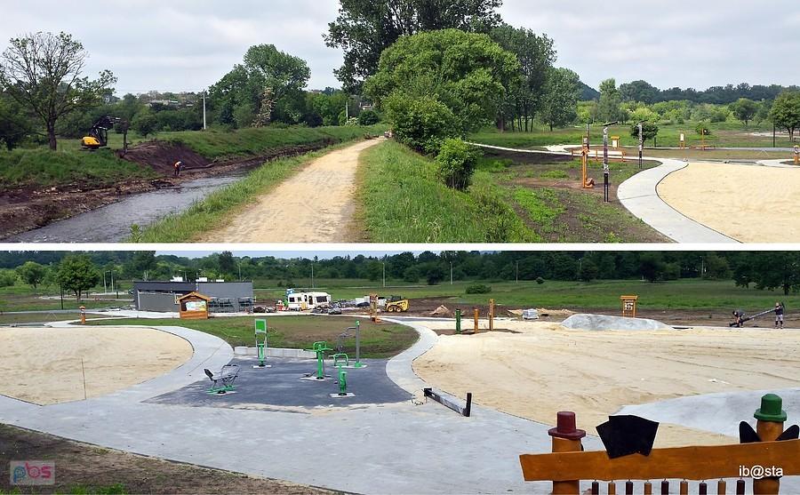 progres na "plaży" :) siłka jest i ledowe latarnie też ;)