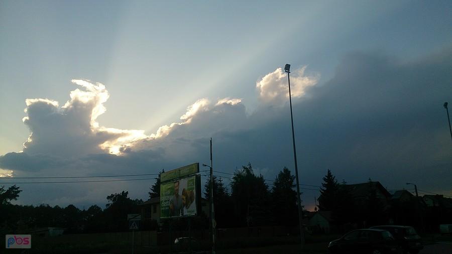 Piętrzyły się chmury
