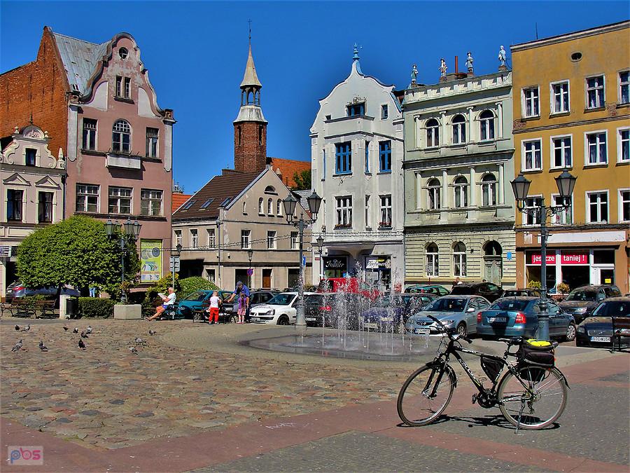 Rowerem po Kociewiu. Tczew - starówka.