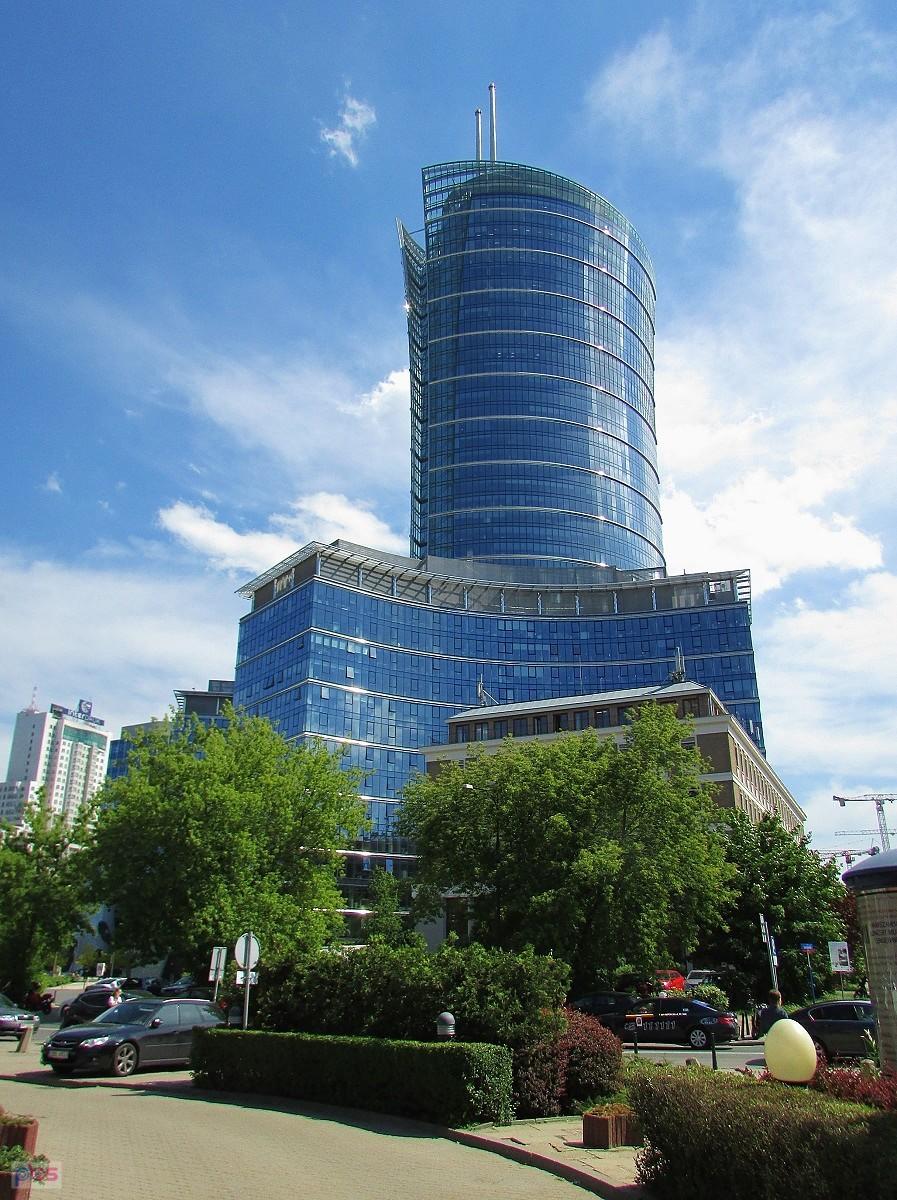 Warsaw Spire od strony Grzybowskiej