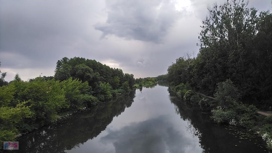 Fotka z mostu - Kanał Żerański
