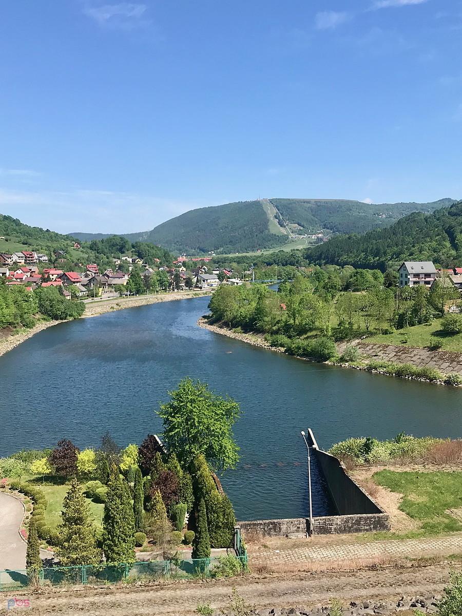na zaporze w Tresnej