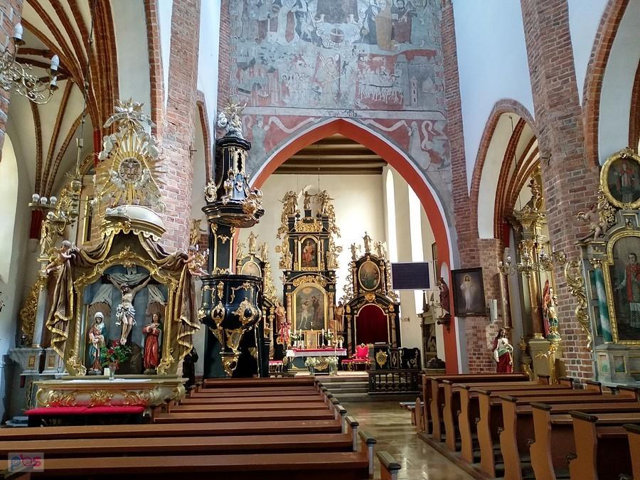 Wnętrze starogardzkiego kościoła