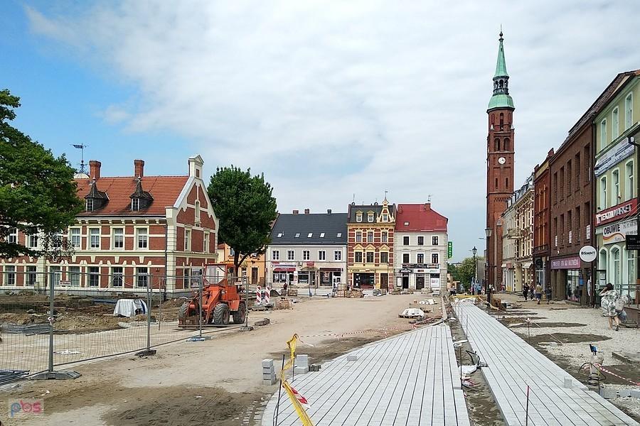 Rozkopane centrum w Starogardzie Gdańskim