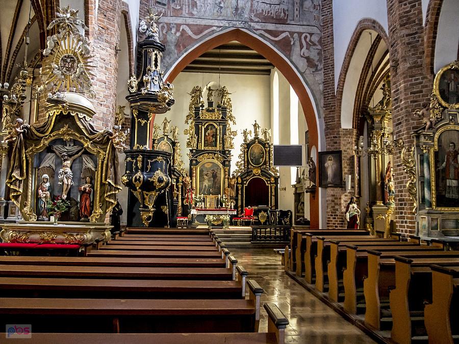 Wnętrze starogardzkiego kościoła