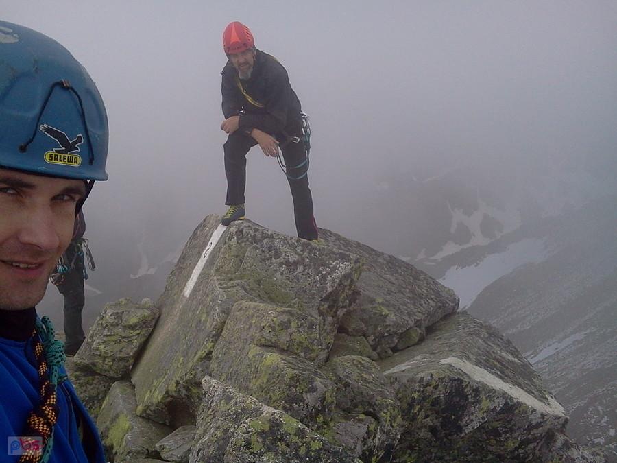 Nma szcycie Wołowej Turni 2373 m.