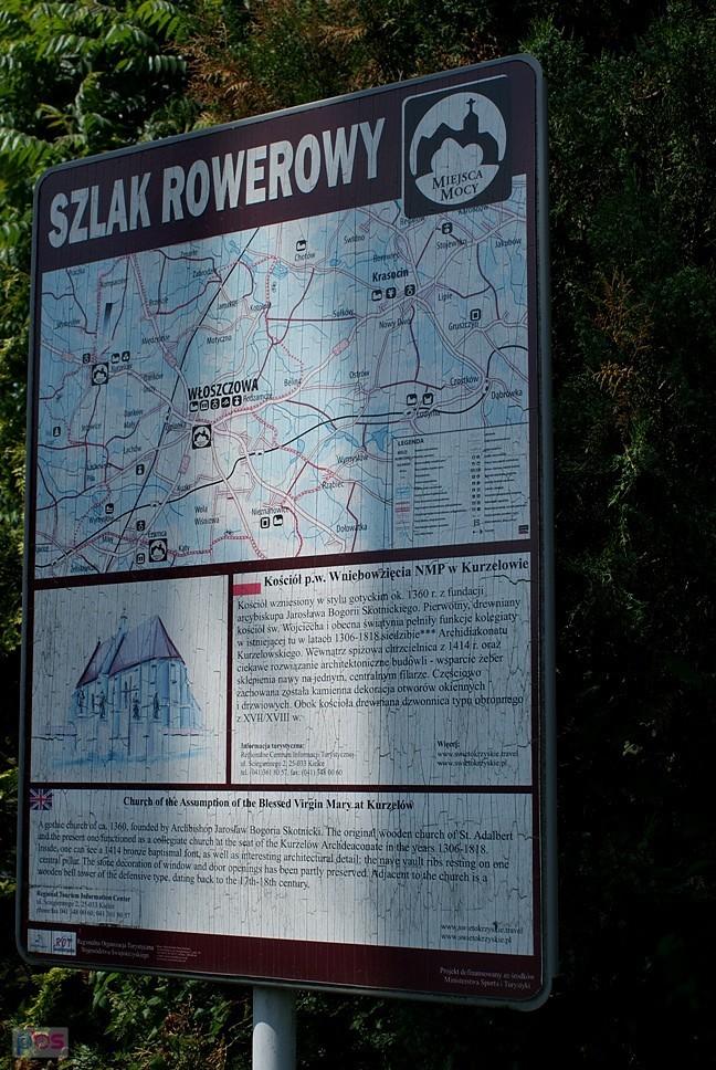 Kurzelów - tablica informacyjna