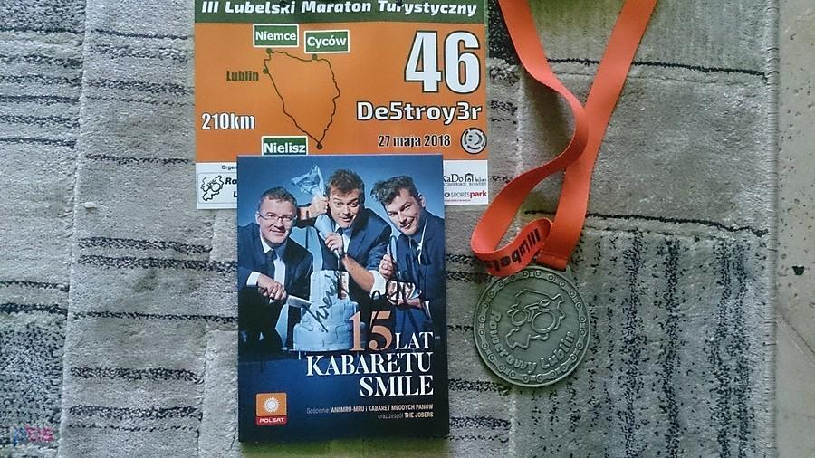 Płyta kabaretu Smile i medal