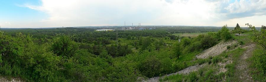 Panorama Częstochowy z Góry Ossona.