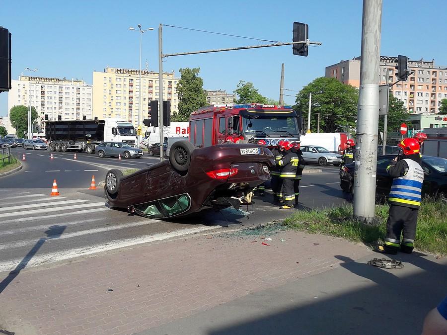 Wypadek pod estakadą w Częstochowie II.