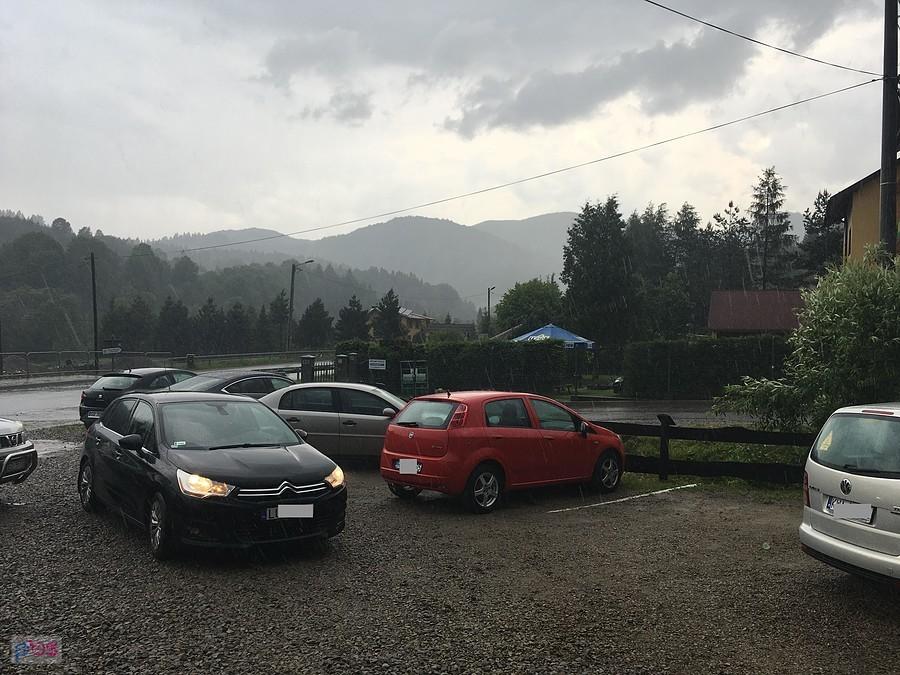 Deszcz w Cisnej