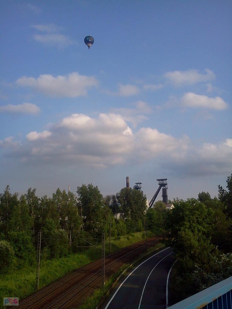 Balon nad kopalnią Aleksander