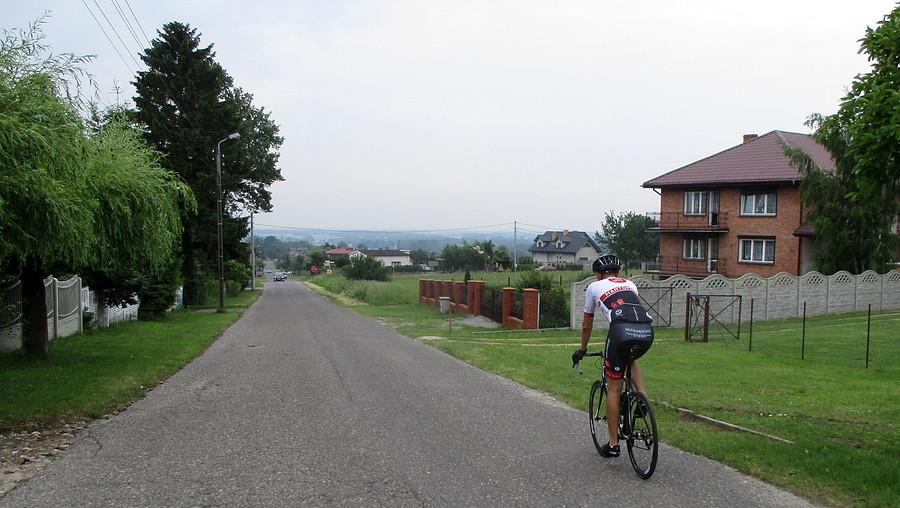 Na rozgrzewkę był podjazd na Chełmce (176 m)