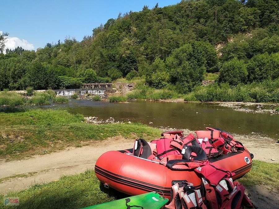 Przygotowania do raftingu