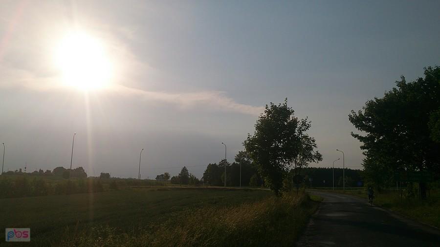 Chmury straszyły